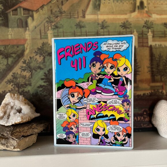 Very Rare Vintage Y2K Lisa Frank Friends 411 Journal (Slight Use) - Picture 2 of 12